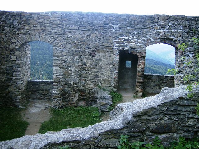 NIEDERÖSTERREICH > Wachau > Burgruine Aggstein