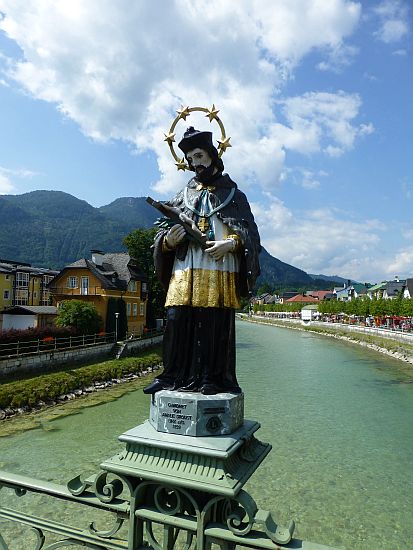 A:Oberösterreich>Bad Ischl>Nepomuk auf der Elisabethbrücke 003