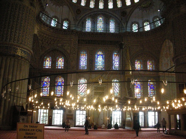 Türkei > Istanbul > Blaue Moschee innen 7