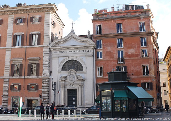 ROMA > Piazza Colonna > Chiesa Santi Bartolomeo e Alessandro dei Bergamaschi