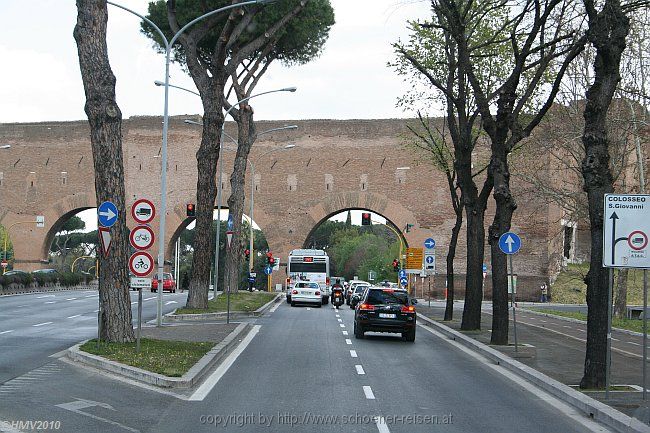 ROMA > Aurelianische Stadtmauer an der Via Cristoforo Colombo