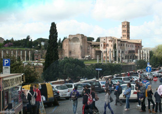 ROMA > Forum Romanum > Tempel der Venus und Kirche Santa Francesca Romana