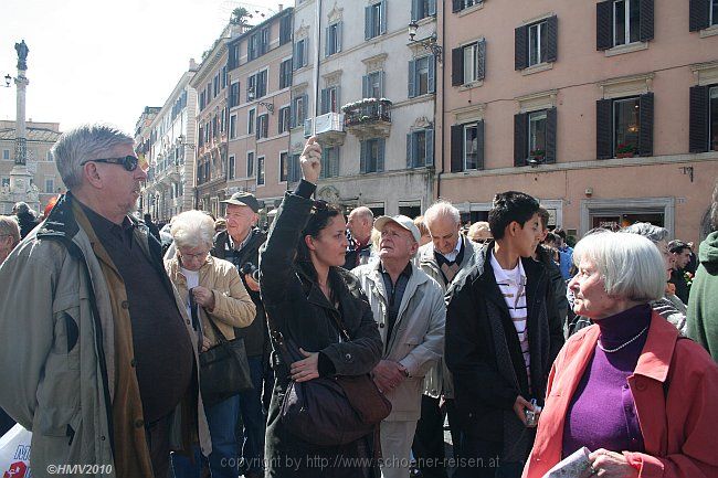 ROMA > Piazza Spagna > Reiseleiterin Vera