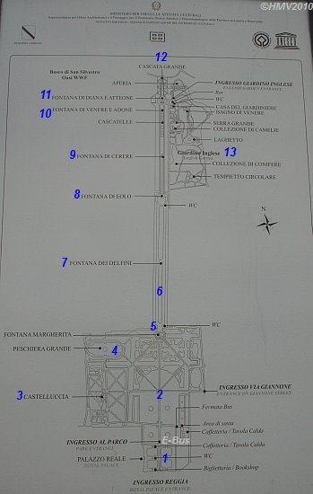 KÖNIGSSCHLOSS CASERTA > 0-Lageplan