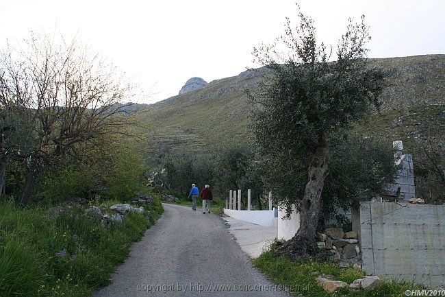 TRIVIO DI FORMIA > Ausblick auf dem Weg zur Oasi Belvedere