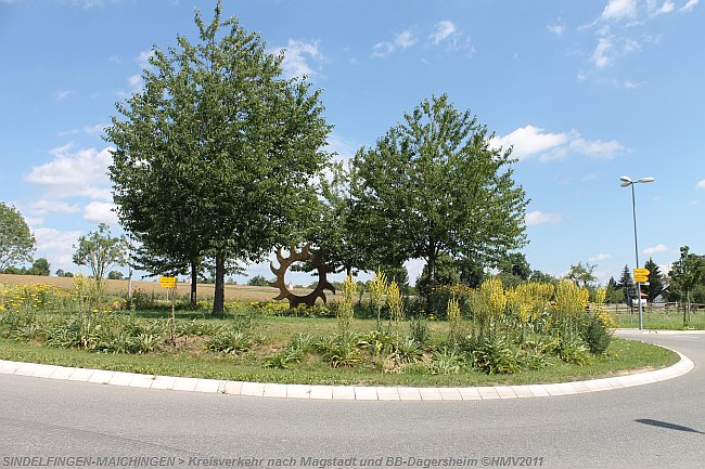 SINDELFINGEN-MAICHINGEN > Kreisverkehr nach Magstadt und BB_Dagersheim