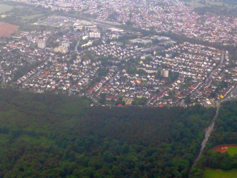 GR:Korfu>Hinflug über Raum Frankfurt