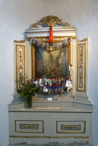 GR:Korfu>Kanoni>Mäuseinsel>Kirche>innen>Seitenaltar2