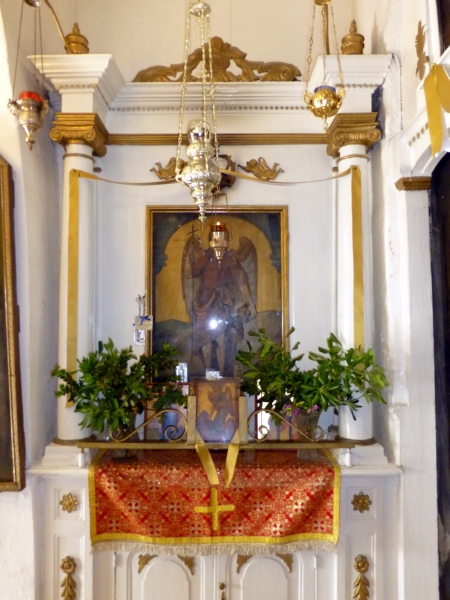 GR:Korfu>Kanoni>Vlacherna>Kirche>Seitenaltar1