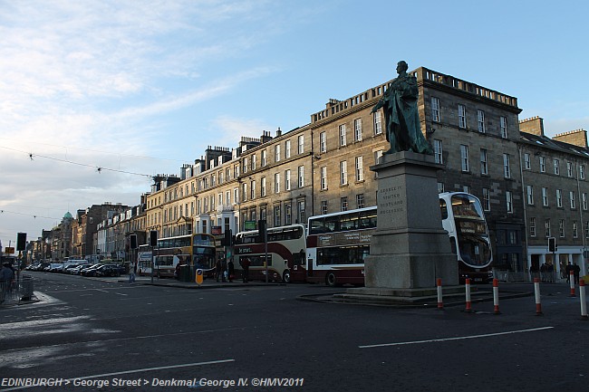 EDINBURGH > George Street > Denkmal George IV