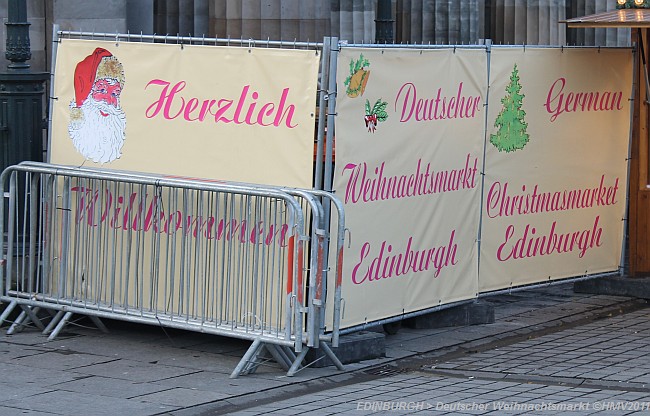 EDINBURGH > Deutscher Weihnachtsmarkt