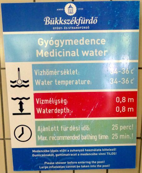 H:Bükkszékfürdő>Thermalbecken innen>Schild