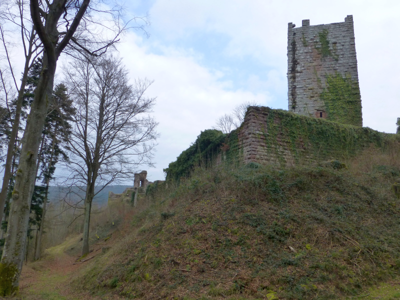 D:Bayern>Wildenburg>Burgmauer>Westecke