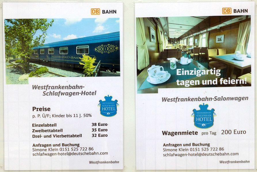 D:Bayern>Unterfranken>Amorbach>Westfrankenbahnmuseum>Schlafwagenhotel2