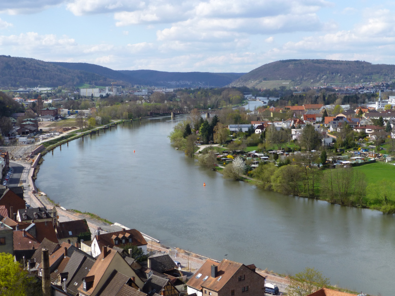 D:Bayern>Miltenberg>Mildenburg>Blick vom Wehrgang>Nordwesten