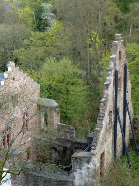 D:Bayern>Miltenberg>Mildenburg>Bergfried>Plattform>Wand zum Museumshof