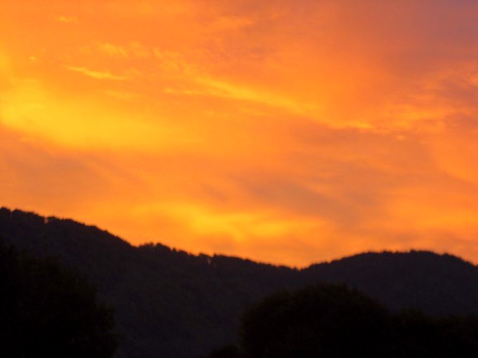 A:Jausenstation Jochenstein>Himmel vor Sonnenaufgang