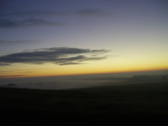 Sonnenaufgang über der Reischenau