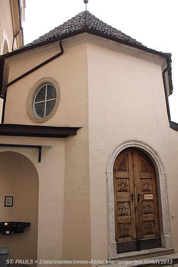 SANKT PAULS > Zisterzienserinnen-Abtei Mariengarten > Kapelle der Heiligen Norbert und Urban