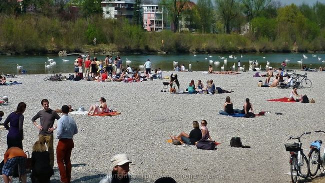 Frühlingsradltour zur Isar