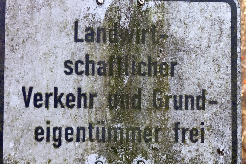 Schild mit Fehler