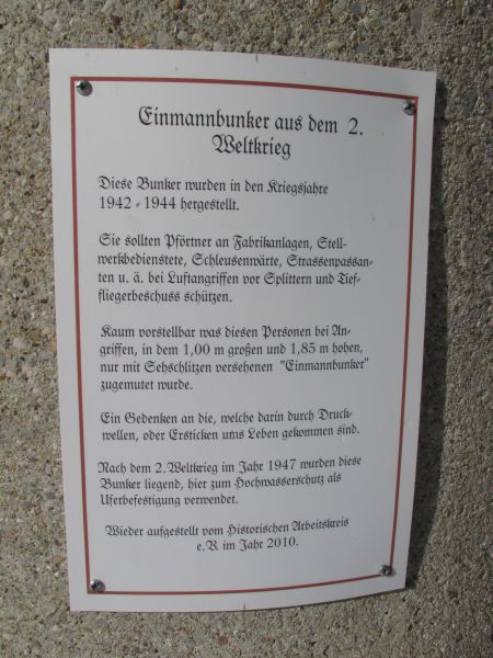 Unterammergau Einmann-Bunker