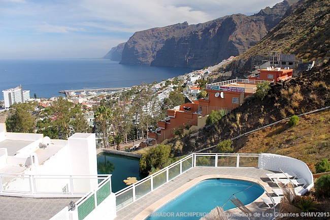 MIRADOR ARCHIPENQUE > Blick auf die Steilküste > ACANTILADOS DE LOS GIGANTES