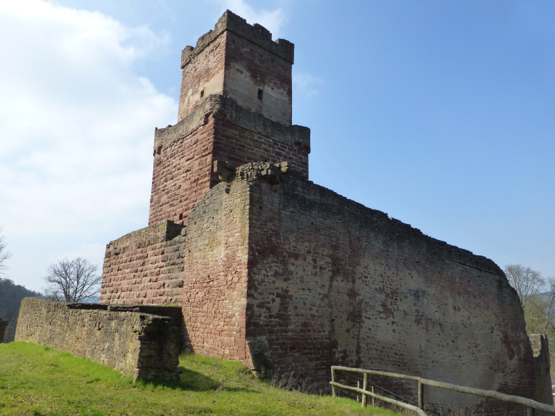 D:BW>Freudenburg>Ostecke vom Zwinger aus