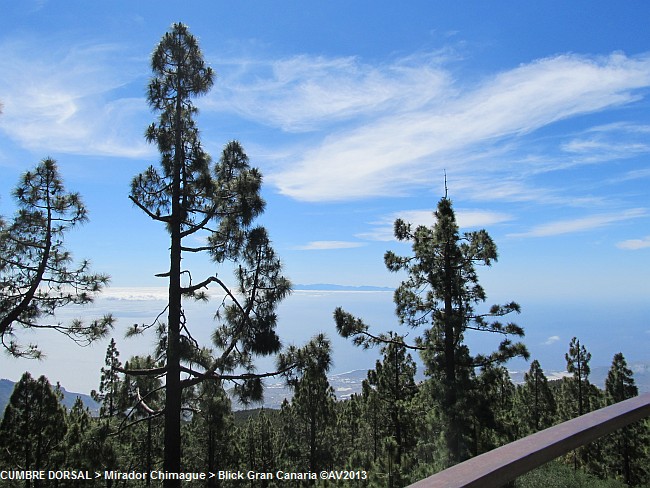 MIRADOR DE CHIMAGUE > Ausblick Gran Canaria