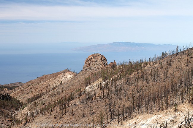 TF-21 > von VILAFLOR nach Las Canadas > Blick auf El Hierro und La Gomera