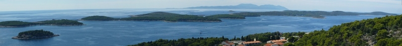 Kroatien - Hvar - Blick auf die Teufelsinseln_944x110